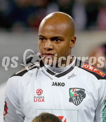 Fussball Bundesliga. RZ Pellets WAC.  Silvio Carlos De Oliveira. Klagenfurt, 8.2.2014.
Foto: Kuess

---
pressefotos, pressefotografie, kuess, qs, qspictures, sport, bild, bilder, bilddatenbank