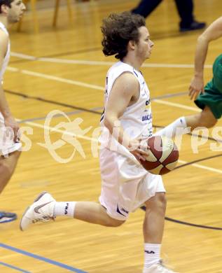 Basketball 2. Bundesliga. WSG Raiffeisem Radenthein gegen BK Mattersburg. Jaka Zupan (Radenthein). Radenthein, 1.3.2014.
Foto: Kuess

---
pressefotos, pressefotografie, kuess, qs, qspictures, sport, bild, bilder, bilddatenbank