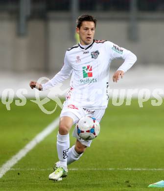 Fussball Bundesliga. RZ Pellets WAC.  Rene Pascal Seebacher. Klagenfurt, 8.2.2014.
Foto: Kuess

---
pressefotos, pressefotografie, kuess, qs, qspictures, sport, bild, bilder, bilddatenbank