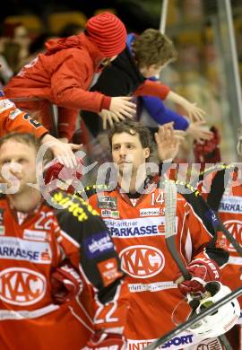 EBEL. Eishockey Bundesliga. KAC gegen HC TWK Innsbruck, Die Haie. Enttaeuscht  Johannes Reichel (KAC). Klagenfurt, am 2.3.2014.
Foto: Kuess 

---
pressefotos, pressefotografie, kuess, qs, qspictures, sport, bild, bilder, bilddatenbank