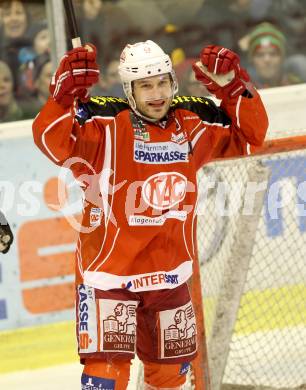 EBEL. Eishockey Bundesliga. KAC gegen HC TWK Innsbruck, Die Haie. torjubel Tyler Spurgeon (KAC). Klagenfurt, am 2.3.2014.
Foto: Kuess 

---
pressefotos, pressefotografie, kuess, qs, qspictures, sport, bild, bilder, bilddatenbank