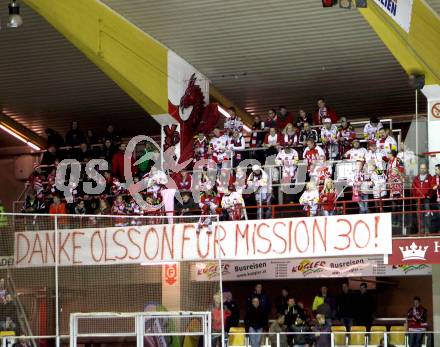 EBEL. Eishockey Bundesliga. KAC gegen HC TWK Innsbruck, Die Haie. Fans (KAC). Klagenfurt, am 2.3.2014.
Foto: Kuess 

---
pressefotos, pressefotografie, kuess, qs, qspictures, sport, bild, bilder, bilddatenbank