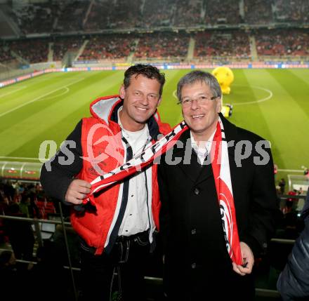 Fussball Laenderspiel. Oesterreich gegen Uruguay.  Christian Scheider, Peter Kaiser. Klagenfurt, 5.3.2014.
Foto: Kuess

---
pressefotos, pressefotografie, kuess, qs, qspictures, sport, bild, bilder, bilddatenbank