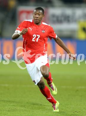 Fussball Laenderspiel. Oesterreich gegen Uruguay.  David Alaba (Oesterreich). Klagenfurt, 5.3.2014.
Foto: Kuess

---
pressefotos, pressefotografie, kuess, qs, qspictures, sport, bild, bilder, bilddatenbank