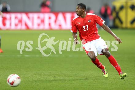 Fussball Laenderspiel. Oesterreich gegen Uruguay.  David Alaba (Oesterreich). Klagenfurt, 5.3.2014.
Foto: Kuess

---
pressefotos, pressefotografie, kuess, qs, qspictures, sport, bild, bilder, bilddatenbank