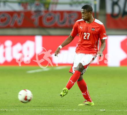 Fussball Laenderspiel. Oesterreich gegen Uruguay.  David Alaba (Oesterreich). Klagenfurt, 5.3.2014.
Foto: Kuess

---
pressefotos, pressefotografie, kuess, qs, qspictures, sport, bild, bilder, bilddatenbank