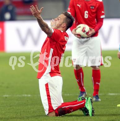 Fussball Laenderspiel. Oesterreich gegen Uruguay. Marko Arnautovic (Oesterreich). Klagenfurt, 5.3.2014.
Foto: Kuess

---
pressefotos, pressefotografie, kuess, qs, qspictures, sport, bild, bilder, bilddatenbank