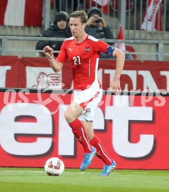 Fussball Laenderspiel. Oesterreich gegen Uruguay.  Marc Janko (Oesterreich). Klagenfurt, 5.3.2014.
Foto: Kuess

---
pressefotos, pressefotografie, kuess, qs, qspictures, sport, bild, bilder, bilddatenbank