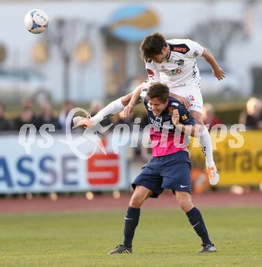 Fussball Bundesliga. RZ Pellets WAC gegen FC Admira Wacker Moedling. Nemanja Rnic, (WAC), Lukas Thuerauer  (Admira). Klagenfurt, 8.3.2014.
Foto: Kuess

---
pressefotos, pressefotografie, kuess, qs, qspictures, sport, bild, bilder, bilddatenbank