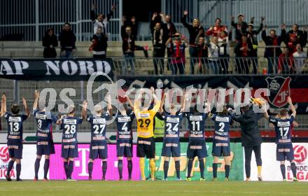 Fussball Bundesliga. RZ Pellets WAC gegen FC Admira Wacker Moedling. Jubel Admira. Klagenfurt, 8.3.2014.
Foto: Kuess

---
pressefotos, pressefotografie, kuess, qs, qspictures, sport, bild, bilder, bilddatenbank