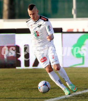 Fussball Bundesliga. RZ Pellets WAC gegen FC Admira Wacker Moedling. Peter Zulj (WAC). Klagenfurt, 8.3.2014.
Foto: Kuess

---
pressefotos, pressefotografie, kuess, qs, qspictures, sport, bild, bilder, bilddatenbank