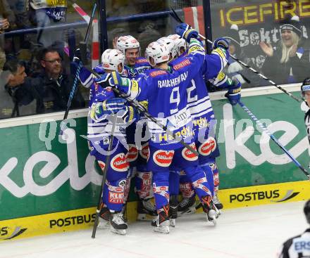 EBEL. Eishockey Bundesliga. EC VSV gegen UPC Vienna Capitals. Torjubel (VSV). Villach, am 9.3.2014.
Foto: Kuess 


---
pressefotos, pressefotografie, kuess, qs, qspictures, sport, bild, bilder, bilddatenbank