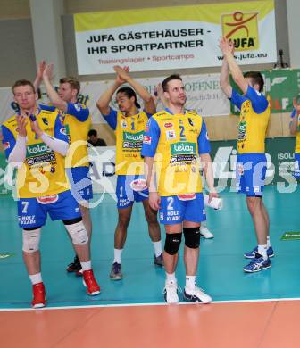 Volleyball MEVZA. Final Four. Finale. SK Aich/Dob gegen ACH Volley Ljubljana. (Aich/Dob). Bleiburg, 12.3.2014. 
Foto: Kuess
---
pressefotos, pressefotografie, kuess, qs, qspictures, sport, bild, bilder, bilddatenbank