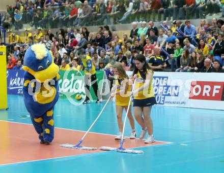 Volleyball MEVZA. Final Four. Finale. SK Aich/Dob gegen ACH Volley Ljubljana. Fans (Aich/Dob). Bleiburg, 12.3.2014. 
Foto: Kuess
---
pressefotos, pressefotografie, kuess, qs, qspictures, sport, bild, bilder, bilddatenbank