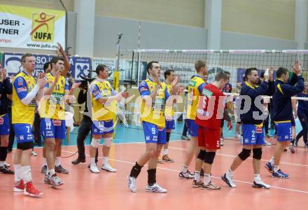 Volleyball MEVZA. Final Four. Finale. SK Aich/Dob gegen ACH Volley Ljubljana. (Aich/Dob). Bleiburg, 12.3.2014. 
Foto: Kuess
---
pressefotos, pressefotografie, kuess, qs, qspictures, sport, bild, bilder, bilddatenbank