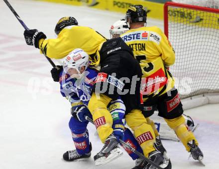 EBEL. Eishockey Bundesliga. EC VSV gegen UPC Vienna Capitals. Mario Altmann,  (VSV), Kris Beech, Benoit Gratton (Vienna). Villach, am 14.3.2014.
Foto: Kuess 


---
pressefotos, pressefotografie, kuess, qs, qspictures, sport, bild, bilder, bilddatenbank