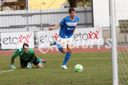 Fussball. Regionalliga. VSV gegen SAK. Torjubel Moritz Guetz, (VSV), Marcel Reichmann (SAK). Villach, 22.3.2014.
Foto: Kuess
---
pressefotos, pressefotografie, kuess, qs, qspictures, sport, bild, bilder, bilddatenbank