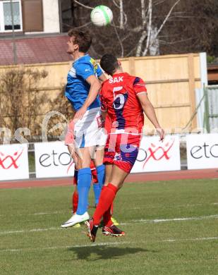 Fussball. Regionalliga. VSV gegen SAK. Moritz Guetz (VSV), Murat Veliu (SAK). Villach, 22.3.2014.
Foto: Kuess
---
pressefotos, pressefotografie, kuess, qs, qspictures, sport, bild, bilder, bilddatenbank