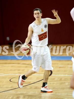 Basketball 2. Bundesliga. Woerthersee Piraten gegen BK Mattersburg Rocks.  Martin Breithuber (Piraten). Klagenfurt, am 22.3.2014.
Foto: Kuess 
---
pressefotos, pressefotografie, kuess, qs, qspictures, sport, bild, bilder, bilddatenbank