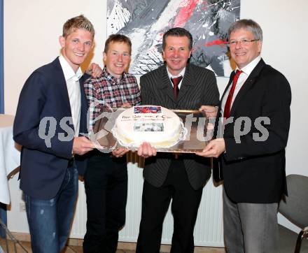 Schi Nordisch. Schispringen. 60. Geburtstag Karl Schnabl.  Thomas Morgenstern Andreas Goldberger, Karl Schnabl, Peter Kaiser. Achomitz, am 22.3.2014.
Foto: Kuess
---
pressefotos, pressefotografie, kuess, qs, qspictures, sport, bild, bilder, bilddatenbank