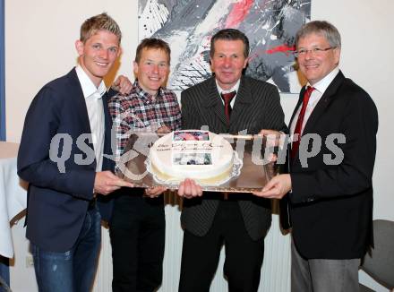 Schi Nordisch. Schispringen. 60. Geburtstag Karl Schnabl.  Thomas Morgenstern Andreas Goldberger, Karl Schnabl, Peter Kaiser. Achomitz, am 22.3.2014.
Foto: Kuess
---
pressefotos, pressefotografie, kuess, qs, qspictures, sport, bild, bilder, bilddatenbank