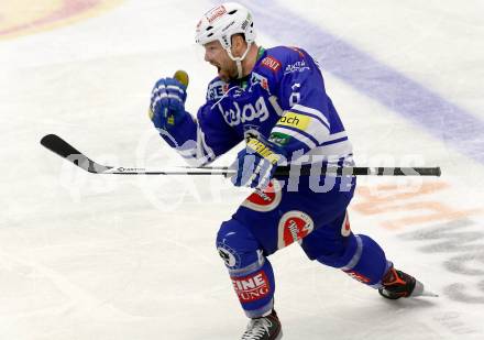 EBEL. Eishockey Bundesliga. EC VSV gegen HCB Suedtirol. Torjubel Gerhard Unterluggauer (VSV). Villach, am 25.3.2014.
Foto: Kuess 


---
pressefotos, pressefotografie, kuess, qs, qspictures, sport, bild, bilder, bilddatenbank