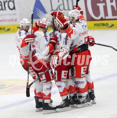 EBEL. Eishockey Bundesliga. EC VSV gegen HCB Suedtirol. Torjubel  (Bozen). Villach, am 25.3.2014.
Foto: Kuess 


---
pressefotos, pressefotografie, kuess, qs, qspictures, sport, bild, bilder, bilddatenbank