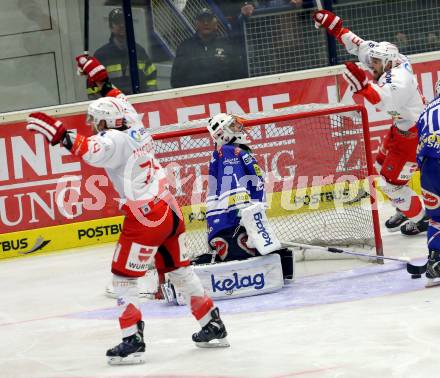 EBEL. Eishockey Bundesliga. EC VSV gegen HCB Suedtirol. Torjubel Bozen, Jean Philippe Lamoureux (VSV). Villach, am 25.3.2014.
Foto: Kuess 


---
pressefotos, pressefotografie, kuess, qs, qspictures, sport, bild, bilder, bilddatenbank