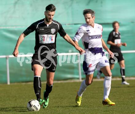 Fussball Regionalliga. SAK gegen WAC Amateure. Thomas Riedl,  (SAK),  Daniel Lucas Segovia (WAC). Welzenegg,, am 29.3.2014.
Foto: Kuess
---
pressefotos, pressefotografie, kuess, qs, qspictures, sport, bild, bilder, bilddatenbank