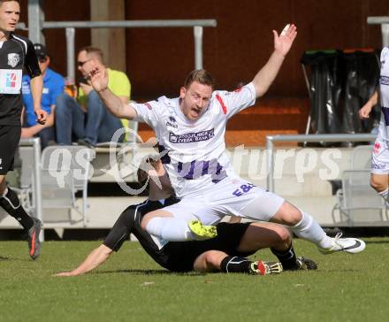 Fussball Regionalliga. SAK gegen WAC Amateure. Darijo Biscan, (SAK),  Fabian Hafner  (WAC). Welzenegg,, am 29.3.2014.
Foto: Kuess
---
pressefotos, pressefotografie, kuess, qs, qspictures, sport, bild, bilder, bilddatenbank