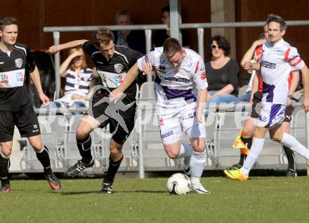 Fussball Regionalliga. SAK gegen WAC Amateure. Darijo Biscan, (SAK),  Fabian Hafner  (WAC). Welzenegg,, am 29.3.2014.
Foto: Kuess
---
pressefotos, pressefotografie, kuess, qs, qspictures, sport, bild, bilder, bilddatenbank