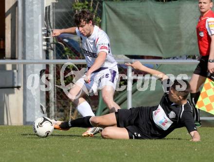 Fussball Regionalliga. SAK gegen WAC Amateure. Matic Korasa, (SAK),  Michael Otti  (WAC). Welzenegg,, am 29.3.2014.
Foto: Kuess
---
pressefotos, pressefotografie, kuess, qs, qspictures, sport, bild, bilder, bilddatenbank