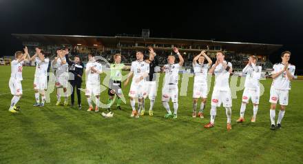 Fussball. tipp3-Bundesliga powered by T-Mobile. RZ Pellets WAC gegen SC Wiener Neustadt. Jubel WAC (WAC). Wolfsberg, am 29.3.2014.
Foto: Kuess

---
pressefotos, pressefotografie, kuess, qs, qspictures, sport, bild, bilder, bilddatenbank