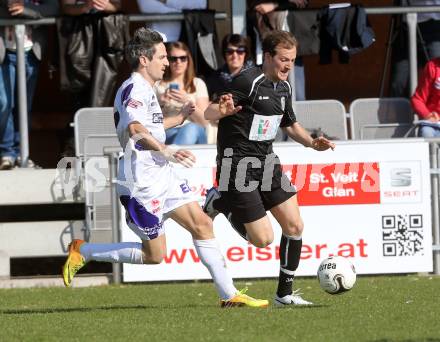 Fussball Regionalliga. SAK gegen WAC Amateure. Thomas Riedl, (SAK),  Mario Kroepfl  (WAC). Welzenegg,, am 29.3.2014.
Foto: Kuess
---
pressefotos, pressefotografie, kuess, qs, qspictures, sport, bild, bilder, bilddatenbank