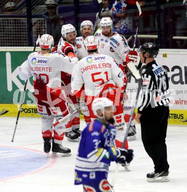 EBEL. Eishockey Bundesliga. EC VSV gegen HCB Suedtirol. Torjubel  (Bozen). Villach, am 30.3.2014.
Foto: Kuess 


---
pressefotos, pressefotografie, kuess, qs, qspictures, sport, bild, bilder, bilddatenbank