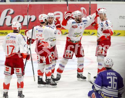 EBEL. Eishockey Bundesliga. EC VSV gegen HCB Suedtirol. torjubel (VSV). Villach, am 30.3.2014.
Foto: Kuess 


---
pressefotos, pressefotografie, kuess, qs, qspictures, sport, bild, bilder, bilddatenbank