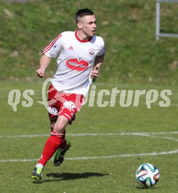 Fussball Unterliga Ost. Ludmannsdorf gegen St. Michael/Bleiburg. Gerfried Einspieler (Ludmannsdorf). Ludmannsdorf, am 30.3.2014.
Foto: Kuess
---
pressefotos, pressefotografie, kuess, qs, qspictures, sport, bild, bilder, bilddatenbank