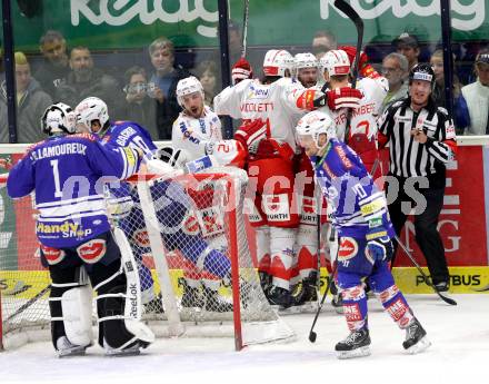 EBEL. Eishockey Bundesliga. EC VSV gegen HCB Suedtirol. Torjubel  (Bozen). Villach, am 30.3.2014.
Foto: Kuess 


---
pressefotos, pressefotografie, kuess, qs, qspictures, sport, bild, bilder, bilddatenbank