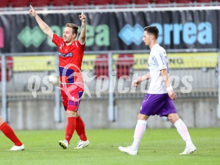 Fussball Regionalliga. SK Austria Klagenfurt gegen SAK. Torjubel Darijo Biscan (SAK). Klagenfurt, 11.4.2014.
Foto: Kuess
---
pressefotos, pressefotografie, kuess, qs, qspictures, sport, bild, bilder, bilddatenbank