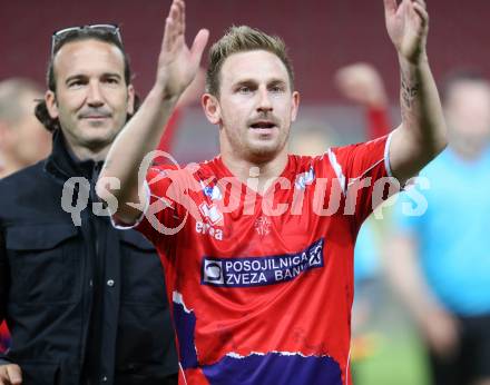 Fussball Regionalliga. SK Austria Klagenfurt gegen SAK. Jubel Darijo Biscan (SAK). Klagenfurt, 11.4.2014.
Foto: Kuess
---
pressefotos, pressefotografie, kuess, qs, qspictures, sport, bild, bilder, bilddatenbank