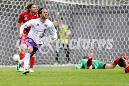 Fussball Regionalliga. SK Austria Klagenfurt gegen SAK. Torjubel Sandro Zakany (Austria Klagenfurt). Klagenfurt, 11.4.2014.
Foto: Kuess
---
pressefotos, pressefotografie, kuess, qs, qspictures, sport, bild, bilder, bilddatenbank