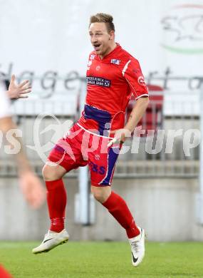 Fussball Regionalliga. SK Austria Klagenfurt gegen SAK. Torjubel Darijo Biscan (SAK). Klagenfurt, 11.4.2014.
Foto: Kuess
---
pressefotos, pressefotografie, kuess, qs, qspictures, sport, bild, bilder, bilddatenbank