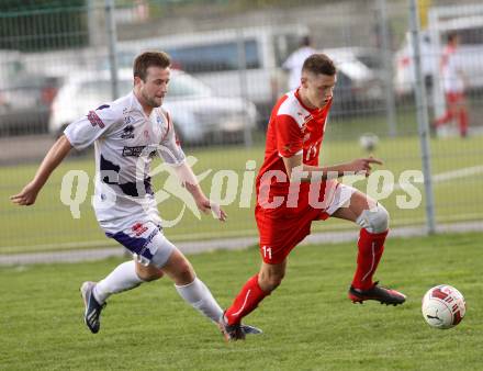 Fussball. Unterliga Ost. KAC 1909 gegen SG SAK Amateure. Niko Maric (KAC), Daniel Fratschko (SAK). Klagenfurt, 12.4.2014.
Foto: Kuess
---
pressefotos, pressefotografie, kuess, qs, qspictures, sport, bild, bilder, bilddatenbank