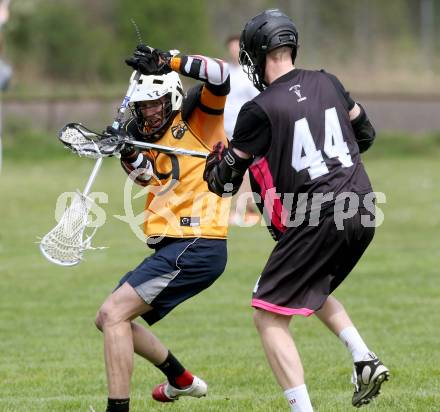 Lacrosse. Carinthian Celtics gegen White Coats. Michael Moser (Carinthian Celtics). Hoertendorf, am 12.4.2014.
Foto: Kuess
---
pressefotos, pressefotografie, kuess, qs, qspictures, sport, bild, bilder, bilddatenbank