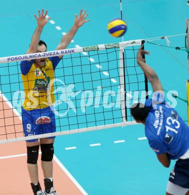 Volleyball Bundesliga. AVL Finalspiel. SK Aich/Dob gegen Hypo Tirol. Andrej Grut (Aich). Bleiburg, 12.4.2014.
Foto: Kuess
---
pressefotos, pressefotografie, kuess, qs, qspictures, sport, bild, bilder, bilddatenbank