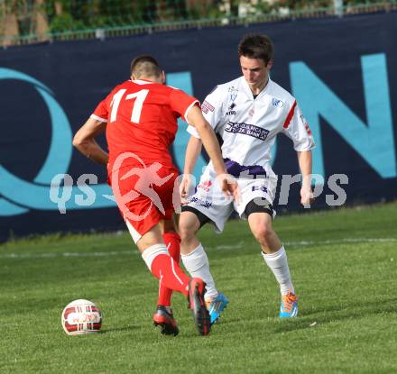 Fussball. Unterliga Ost. KAC 1909 gegen SG SAK Amateure. Niko Maric (KAC), Philip Michael Osina (SAK). Klagenfurt, 12.4.2014.
Foto: Kuess
---
pressefotos, pressefotografie, kuess, qs, qspictures, sport, bild, bilder, bilddatenbank