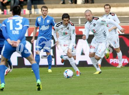 Fussball BUndesliga. RZ Pellets WAC gegen SV Scholz Groedig. Jacobo, Peter Zulj (WAC). Wolfsberg, am 12.4.2014.
Foto: Kuess

---
pressefotos, pressefotografie, kuess, qs, qspictures, sport, bild, bilder, bilddatenbank