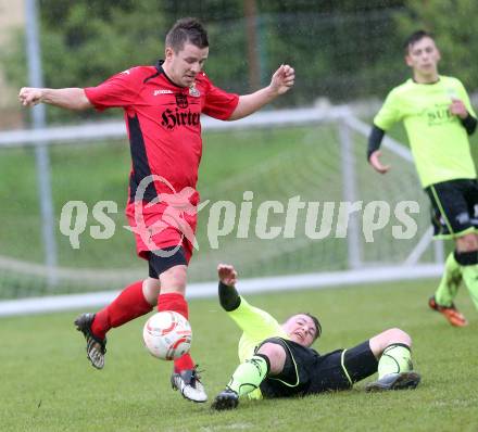 Fussball. 2. Klasse C. Krumpendorf gegen Weitensfeld. Marcel Kaiser (Krumpendorf), Patrick Salbrechter (Weitensfeld). Krumpendorf, 20.4.2014.
Foto: Kuess
---
pressefotos, pressefotografie, kuess, qs, qspictures, sport, bild, bilder, bilddatenbank