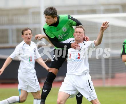 Fussball Regionalliga. RZ Pellets WAC gegen Pasching. Christoph Rabitsch,  (WAC),  Marko Dusak (Pasching). Wolfsberg, am 20.4.2014.
Foto: Kuess
---
pressefotos, pressefotografie, kuess, qs, qspictures, sport, bild, bilder, bilddatenbank