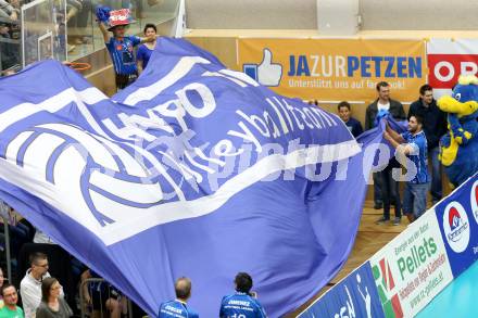 Volleyball Bundesliga. AVL Finalspiel. SK Aich/Dob gegen Hypo Tirol. Fand tirol. Bleiburg, 26.4.2014.
Foto: Kuess 
---
pressefotos, pressefotografie, kuess, qs, qspictures, sport, bild, bilder, bilddatenbank